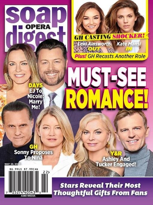 Détails du titre pour Soap Opera Digest par A360 Media, LLC - Disponible